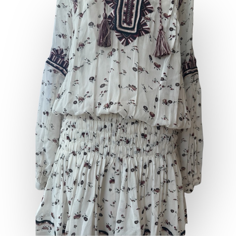 Ulla Johnson Women's Sz 2 Gita Floral White 100%
Silk Mini Long Sleeve Dress - Picture 4 of 10